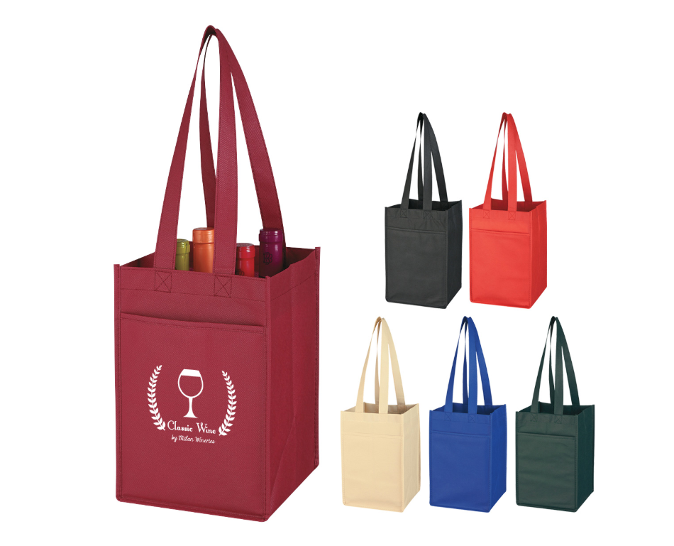 Túi đựng rượu 4 ngăn - Four-compartment wine bag