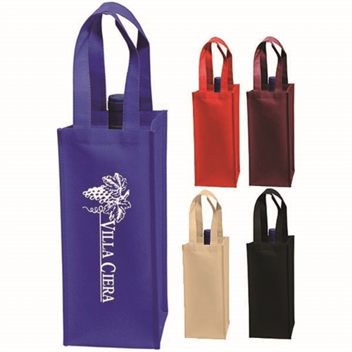 Túi vải không dệt đựng rượu 1 chai - 1 bottle wine non-woven bag
